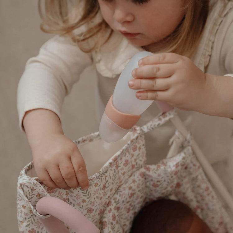 LITTLE DUTCH. Μεταλλικό καρότσι για κούκλες - λευκό