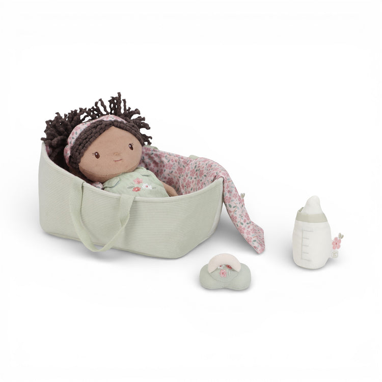 LITTLE DUTCH. Υφασμάτινο μωρό σε καλαθούνα Evi (30 εκ.)