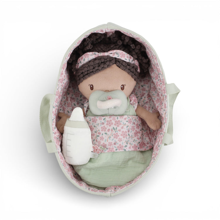 LITTLE DUTCH. Υφασμάτινο μωρό σε καλαθούνα Evi (30 εκ.)