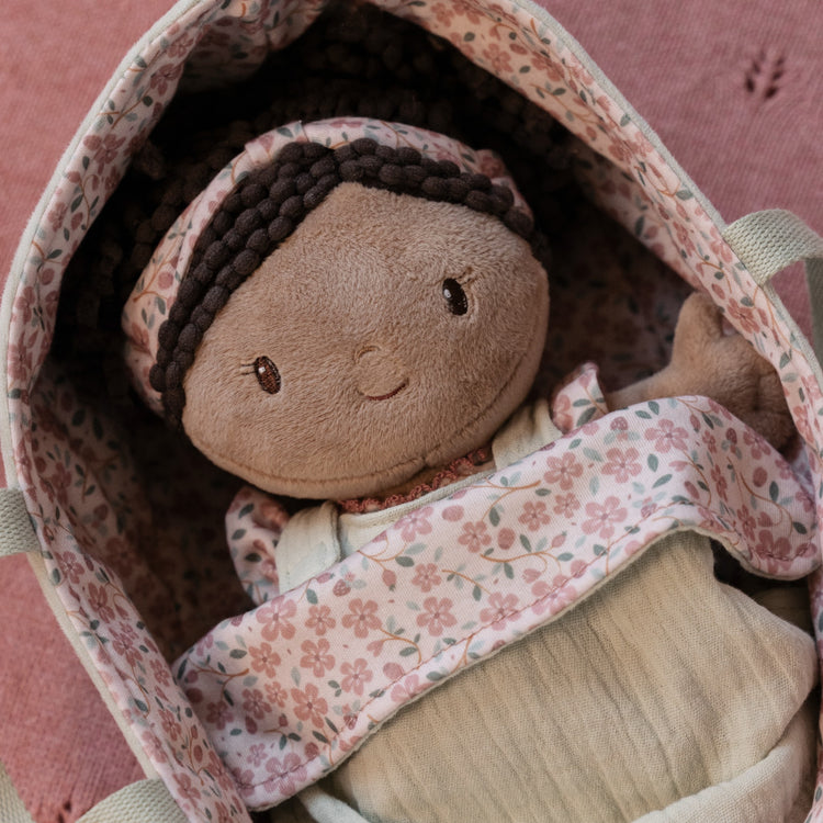 LITTLE DUTCH. Υφασμάτινο μωρό σε καλαθούνα Evi (30 εκ.)