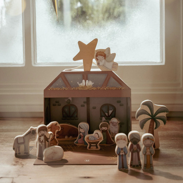LITTLE DUTCH. Nativity play box FSC