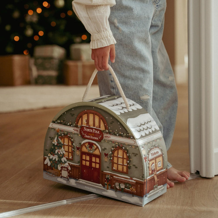 LITTLE DUTCH. Xmas ημερολόγιο αντίστροφης μέτρησης με τρένο FSC