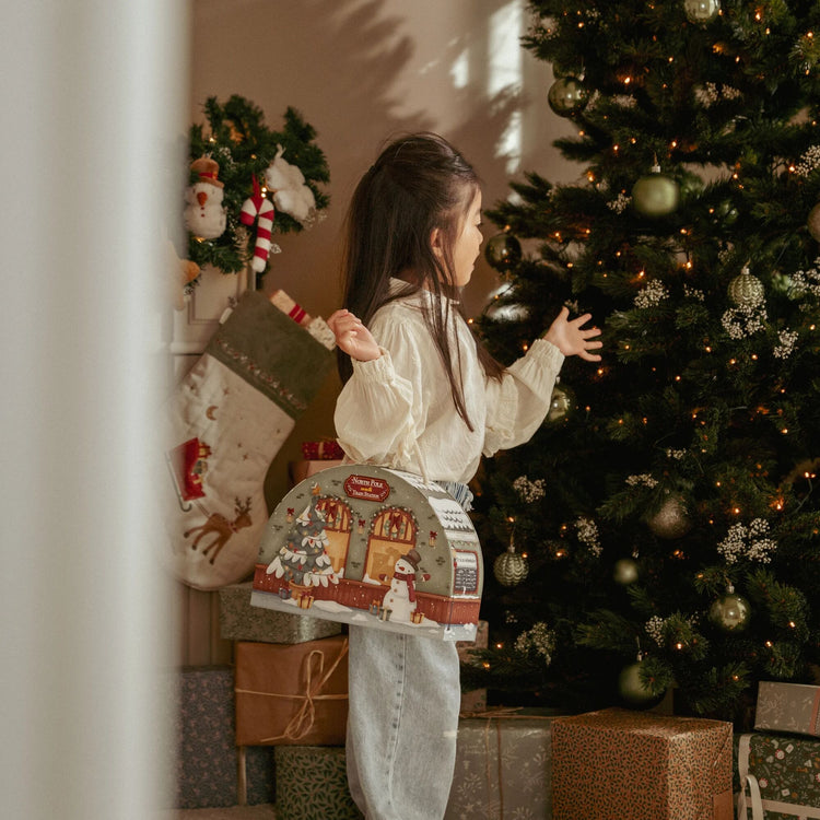 LITTLE DUTCH. Xmas ημερολόγιο αντίστροφης μέτρησης με τρένο FSC