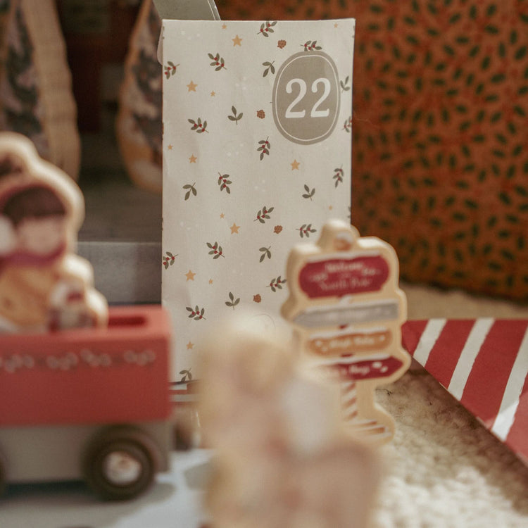 LITTLE DUTCH. Xmas ημερολόγιο αντίστροφης μέτρησης με τρένο FSC