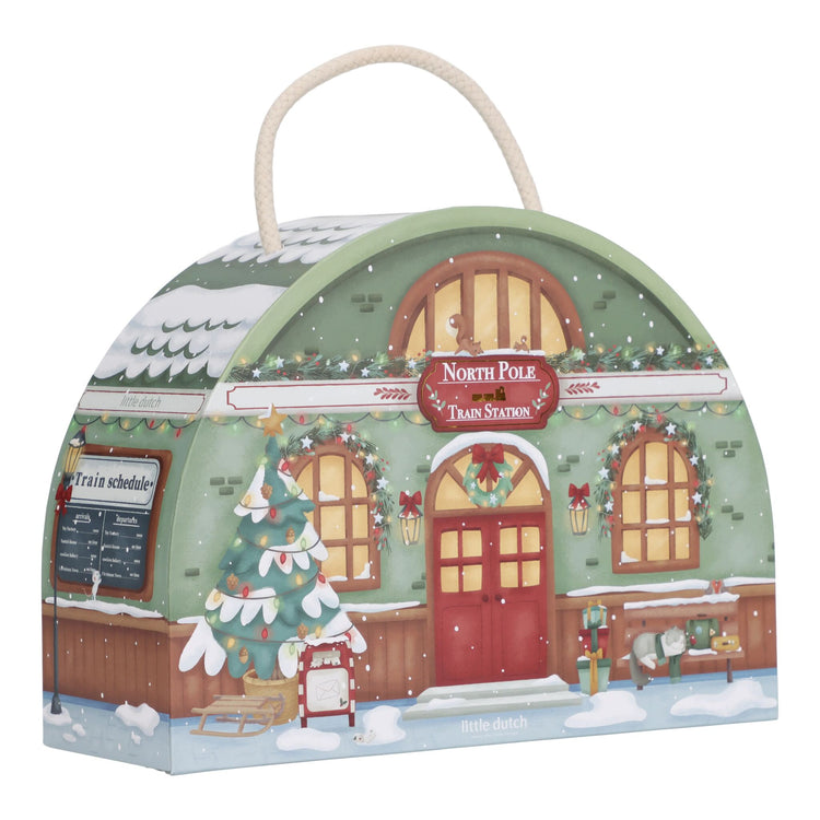 LITTLE DUTCH. Xmas ημερολόγιο αντίστροφης μέτρησης με τρένο FSC