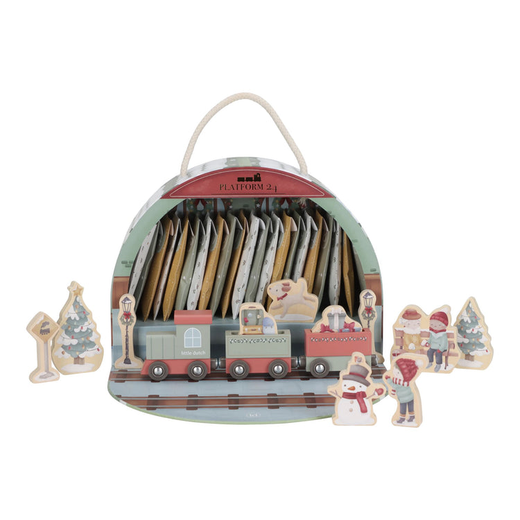 LITTLE DUTCH. Xmas ημερολόγιο αντίστροφης μέτρησης με τρένο FSC