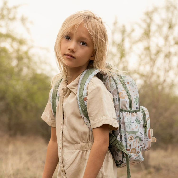 LITTLE DUTCH. Σακίδιο πλάτης μεγάλο Safari Friends