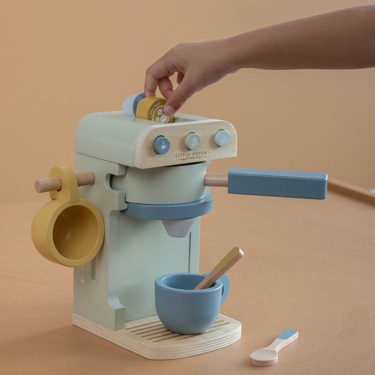 LITTLE DUTCH. Wooden coffee machine FSC