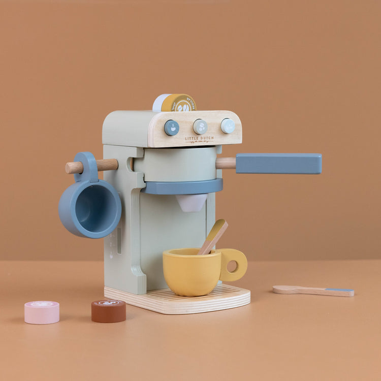 LITTLE DUTCH. Wooden coffee machine FSC