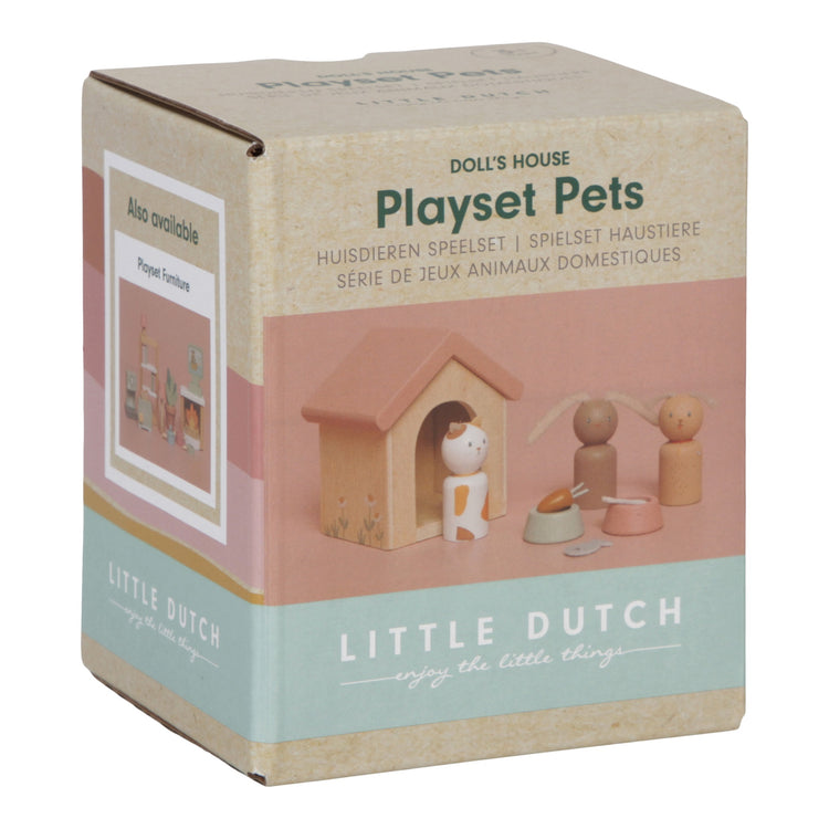 LITTLE DUTCH. Dollhouse pet expansion set FSC