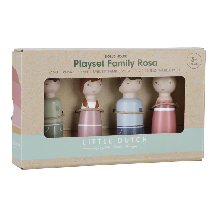LITTLE DUTCH. Doll's house expansion set family Rosa FSC