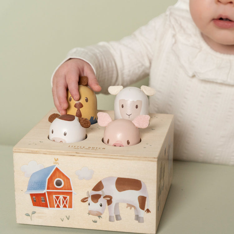 LITTLE DUTCH. Pop-Up Toy Little Farm FSC