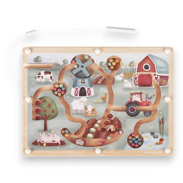 LITTLE DUTCH. Magnetic Maze Little Farm FSC