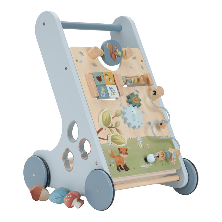 LITTLE DUTCH. Multi-activity Baby Walker Forest Friends FSC