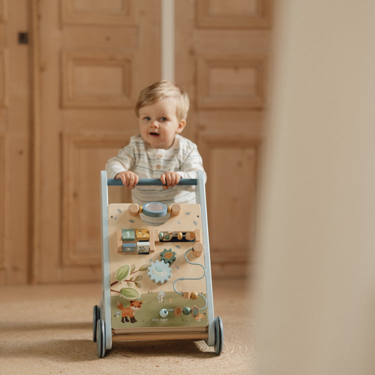 LITTLE DUTCH. Multi-activity Baby Walker Forest Friends FSC