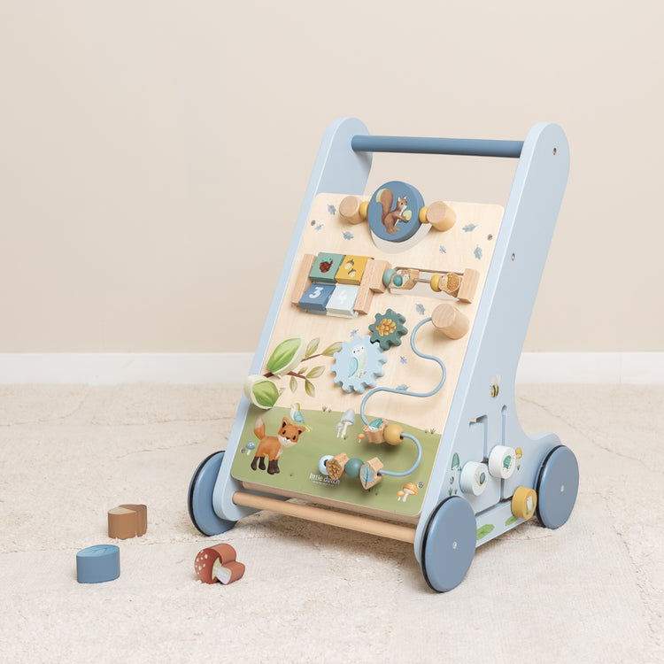 LITTLE DUTCH. Multi-activity Baby Walker Forest Friends FSC