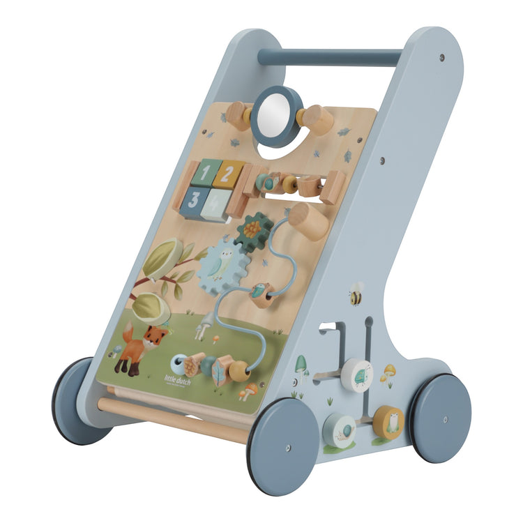 LITTLE DUTCH. Multi-activity Baby Walker Forest Friends FSC