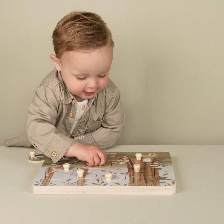 Little Dutch Little Farm 7158 Puzzle de préhension en bois FSC Little Dutch Little Farm 7158 Puzzle de préhension en bois FSC