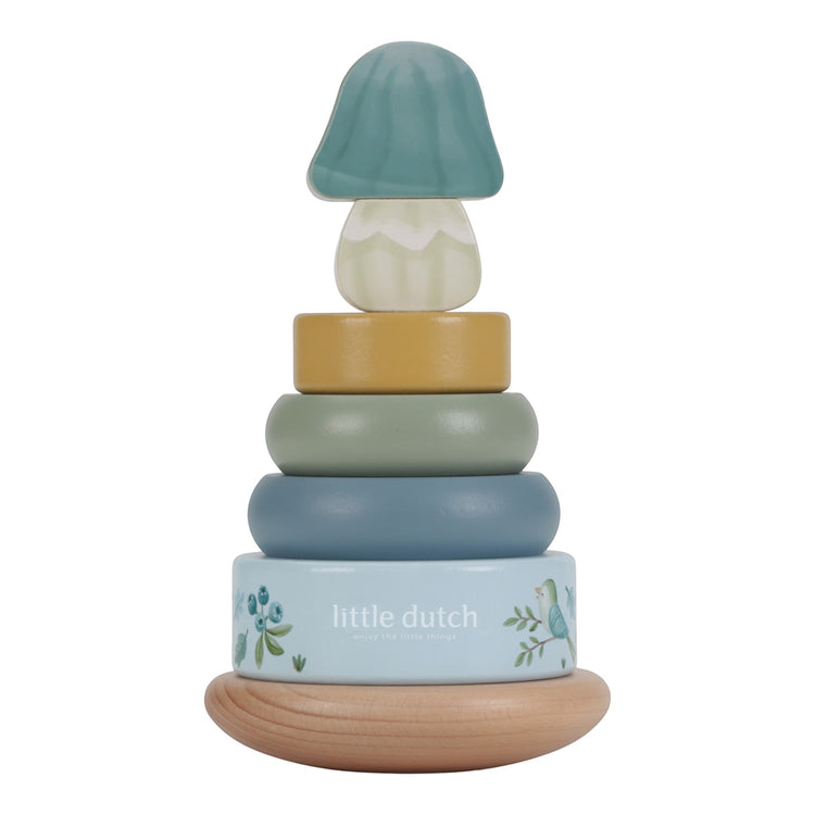 LITTLE DUTCH. Wooden Rocking Ring Stacker Forest Friends FSC