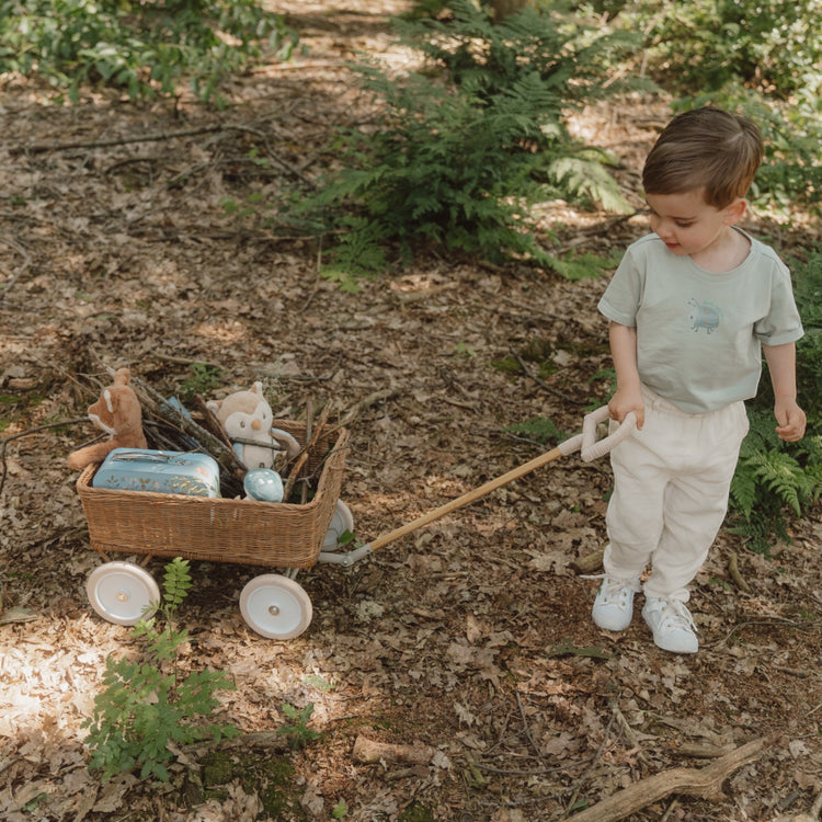 LITTLE DUTCH. Suitcase set Forest Friends blue FSC