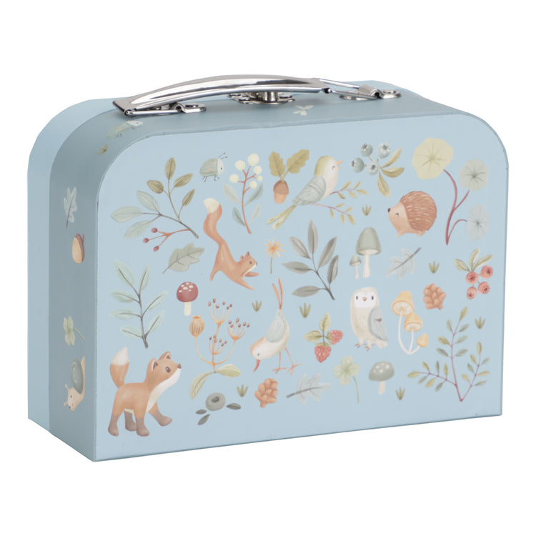 LITTLE DUTCH. Suitcase set Forest Friends blue FSC