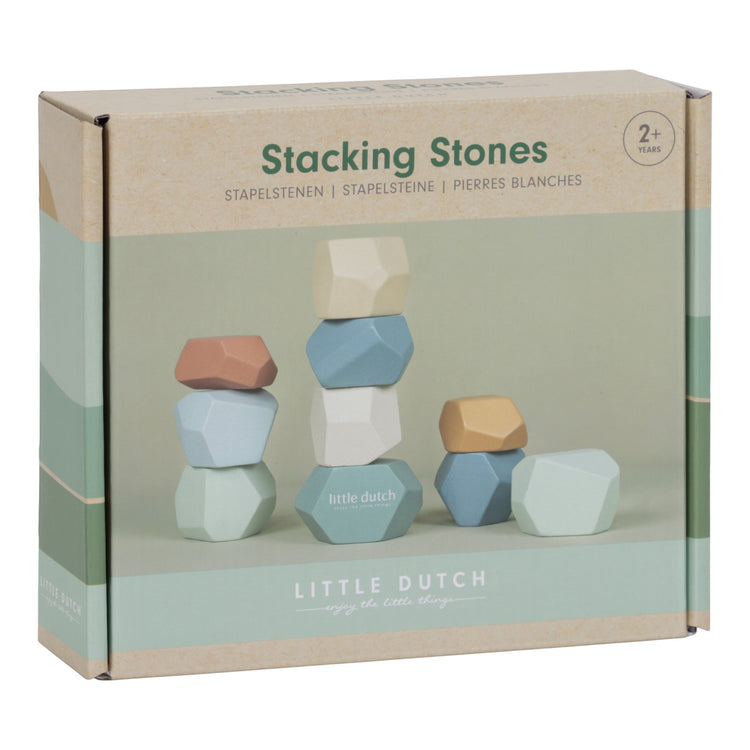 LITTLE DUTCH. Stacking stones Forest Friends FSC