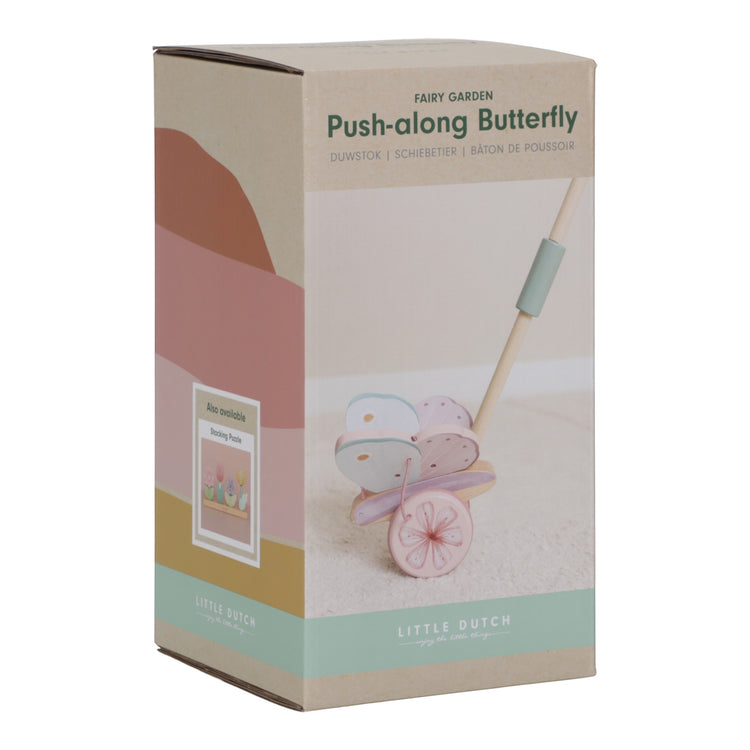 LITTLE DUTCH. Push-along butterfly Fairy Garden FSC