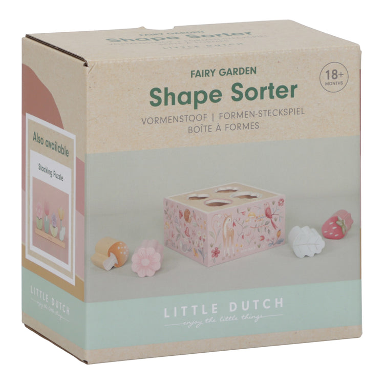 LITTLE DUTCH. Shape Sorter Fairy Garden FSC