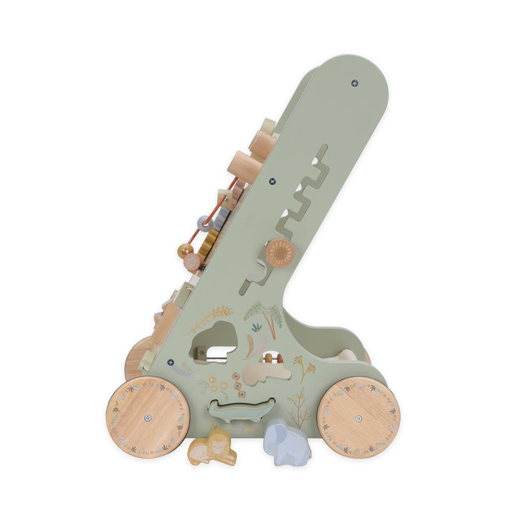 LITTLE DUTCH. Wooden baby activity walker Safari Friends FSC