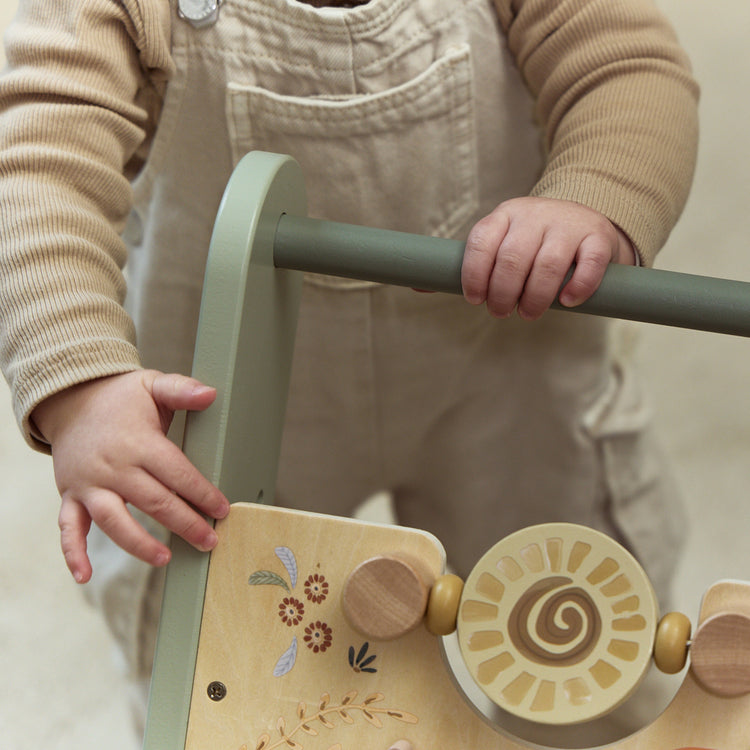 LITTLE DUTCH. Wooden baby activity walker Safari Friends FSC