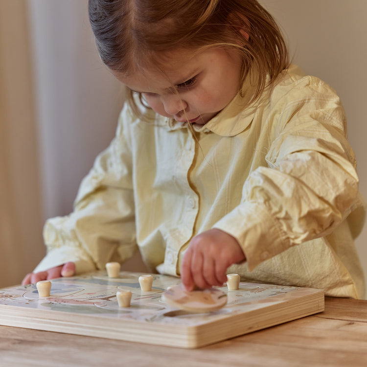 LITTLE DUTCH. Wooden sound Puzzle Safari Friends FSC