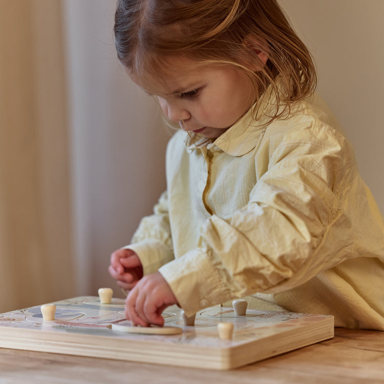 LITTLE DUTCH. Wooden sound Puzzle Safari Friends FSC
