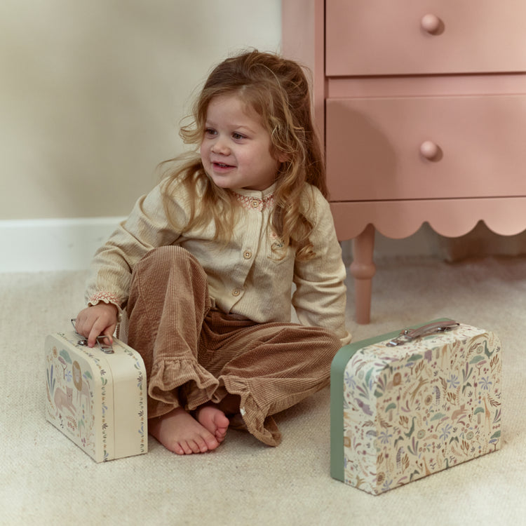 LITTLE DUTCH. Suitcase set Safari Friends FSC