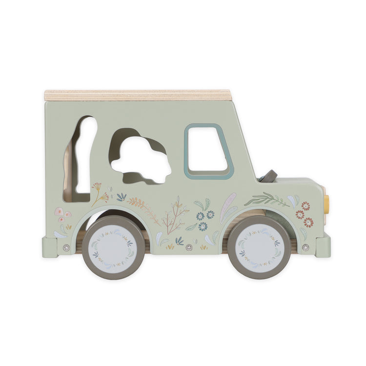 LITTLE DUTCH. Shape sorter safari car Safari Friends FSC