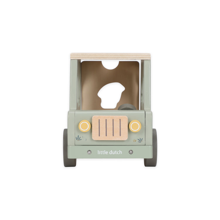 LITTLE DUTCH. Shape sorter safari car Safari Friends FSC