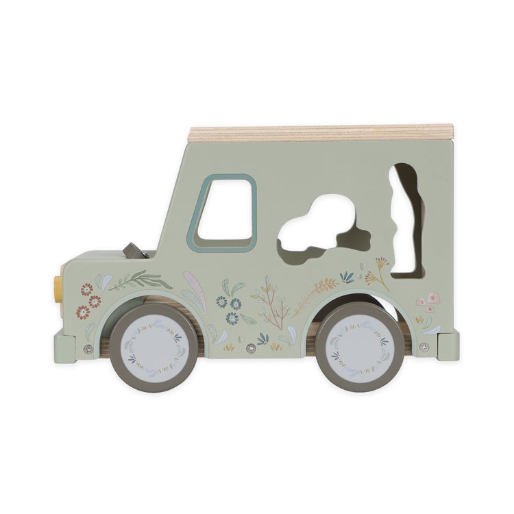 LITTLE DUTCH. Shape sorter safari car Safari Friends FSC
