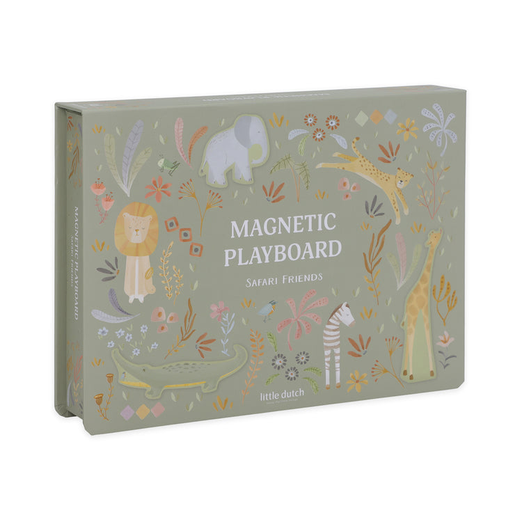 LITTLE DUTCH. Magnetic play board Safari Friends FSC