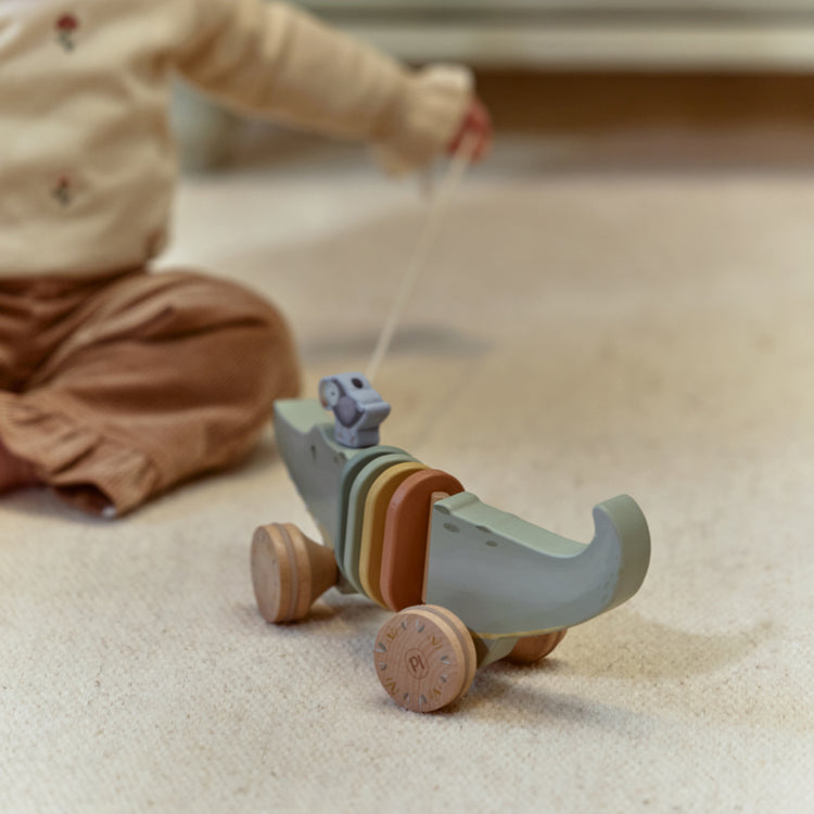 LITTLE DUTCH. Ξύλινη τρεχαλίτσα Safari Friends FSC