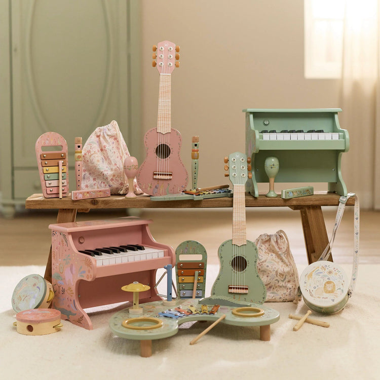 LITTLE DUTCH. Music set Safari Friends FSC (green)