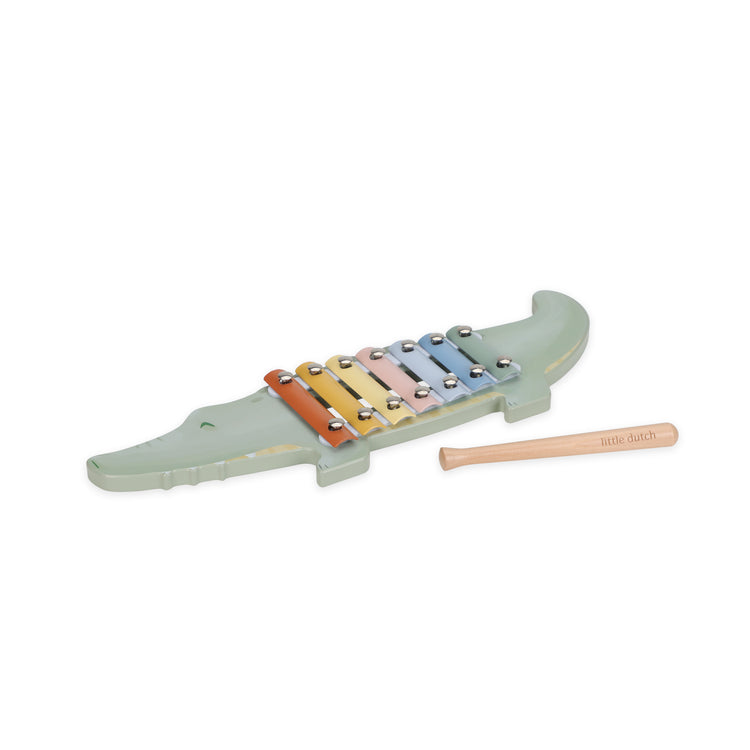 LITTLE DUTCH. Xylophone crocodile Safari Friends FSC