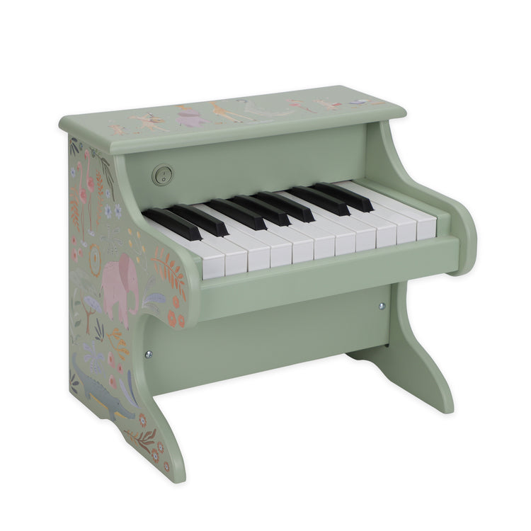 LITTLE DUTCH. Wooden piano Safari Friends FSC (green)