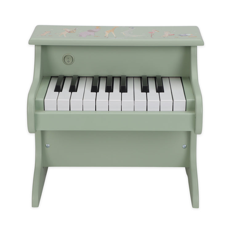LITTLE DUTCH. Wooden piano Safari Friends FSC (green)