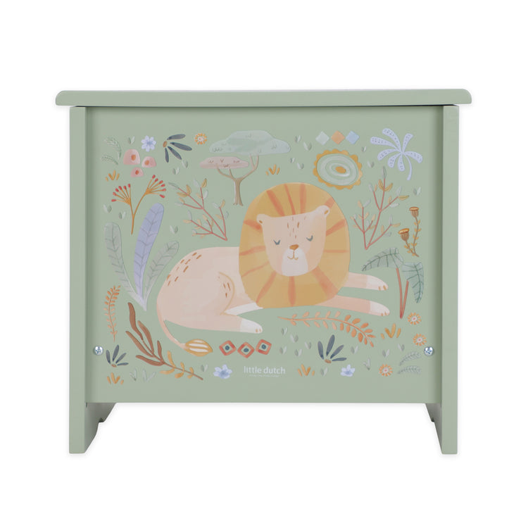 LITTLE DUTCH. Wooden piano Safari Friends FSC (green)