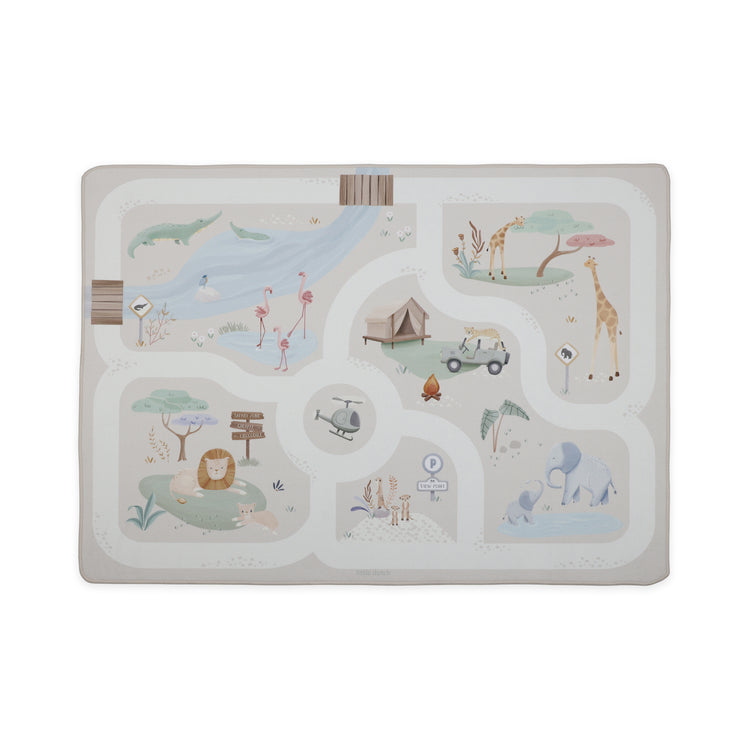 LITTLE DUTCH. Car play mat Safari Friends