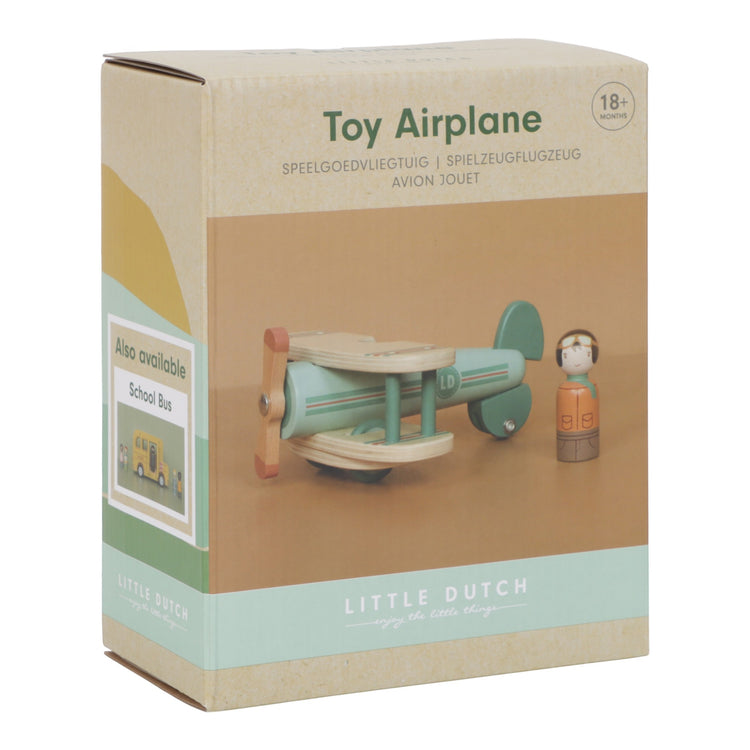 LITTLE DUTCH. Toy Airplane FSC