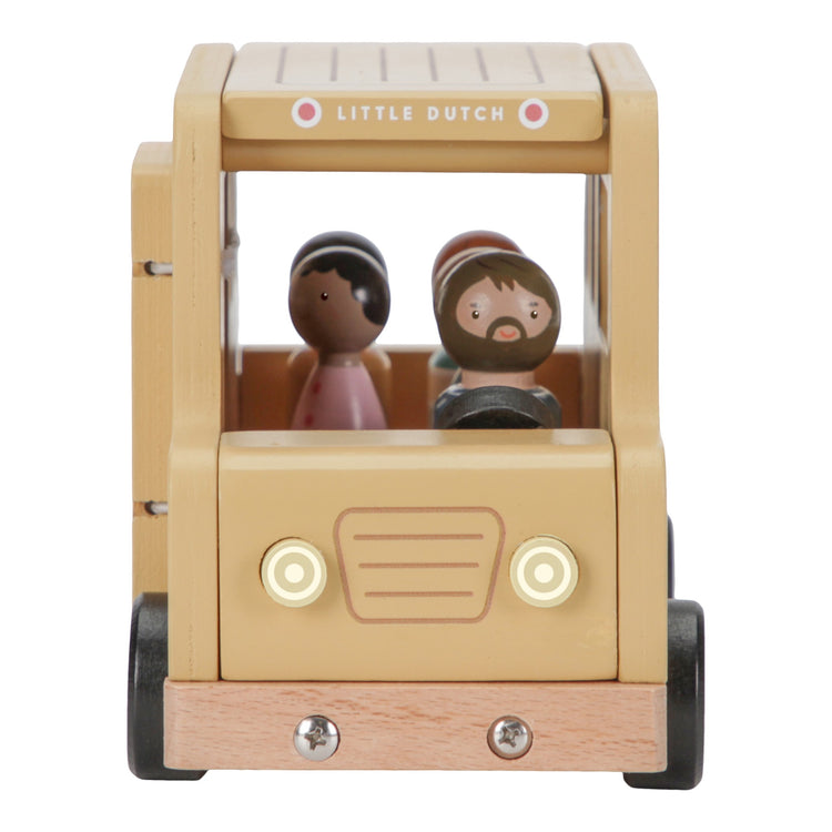 LITTLE DUTCH. School Bus with Figures FSC