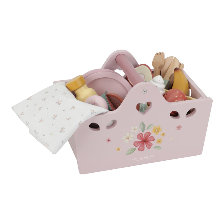 LITTLE DUTCH. Wooden picnic play set FSC