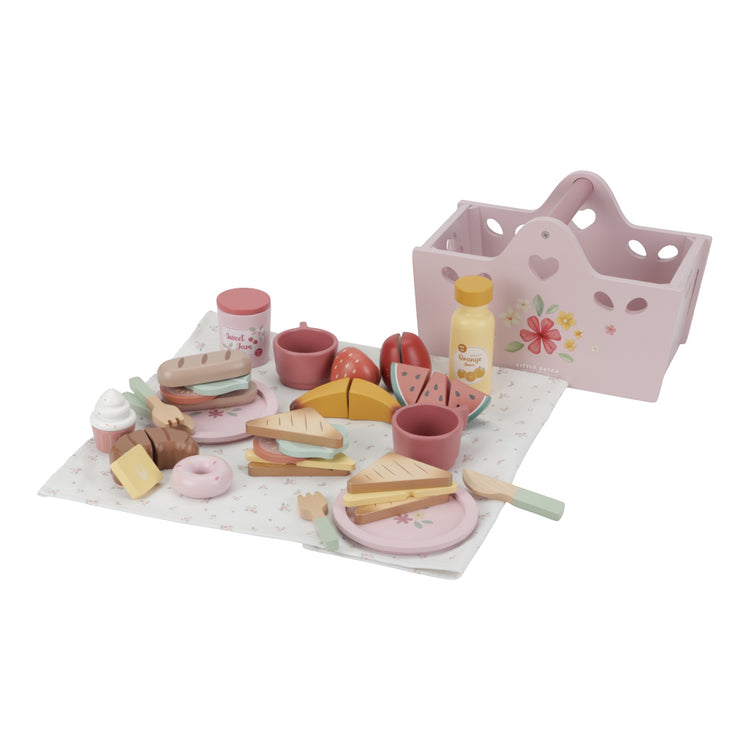 LITTLE DUTCH. Wooden picnic play set FSC