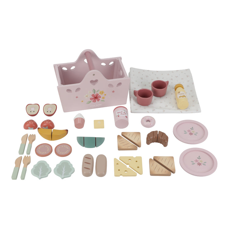 LITTLE DUTCH. Wooden picnic play set FSC