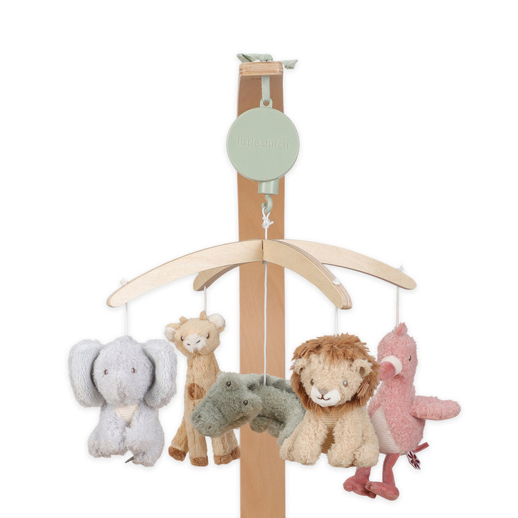 LITTLE DUTCH. Ξύλινο μόμπιλε κρεβατιού Safari Friends FSC